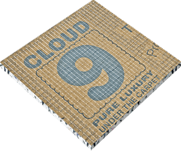 Cloud 9 Cirrus Carpet Underlay 9mm - 15m2